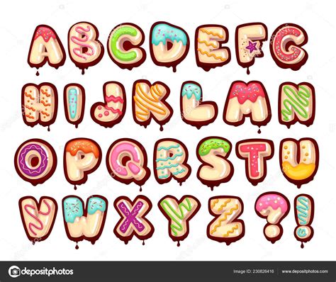 Cartoon Alphabet Letters Font - Photos Alphabet Collections