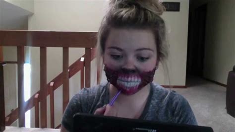 Zombie Mouth Makeup Tutorial - YouTube