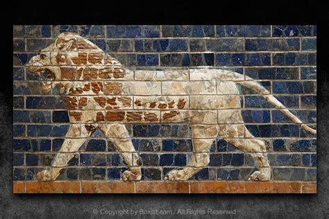 Babylon Ishtar Gate Lion - Boxist.com Photography / Sam Mugraby's Stock Photography