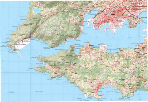 Ferrol (0021-2) Map by Instituto Geografico Nacional de Espana | Avenza ...