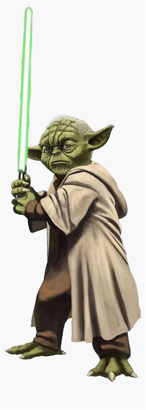 #starwars #jediknight #master #yoda #lightsaber - Yoda, HD Png Download ...