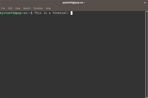 Linux Terminal Basics - System76 Support