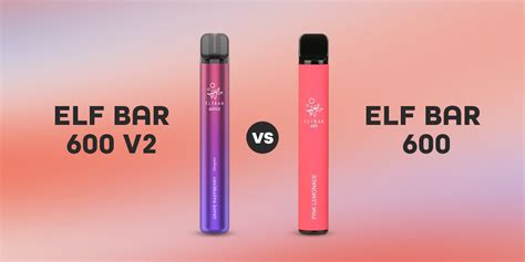 Elf Bar 600 V2 Vs Elf Bar 600 - TidalVape