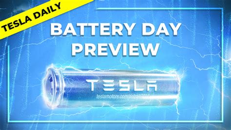Tesla Battery Day Preview: Everything to Expect - Tesla Daily