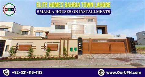 Elite Homes Bahria Town Lahore – Houses on Installments - UPN