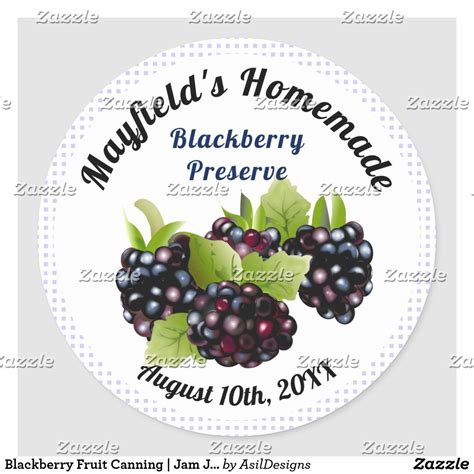 Free Printable Blackberry Jam Labels - Printable Word Searches