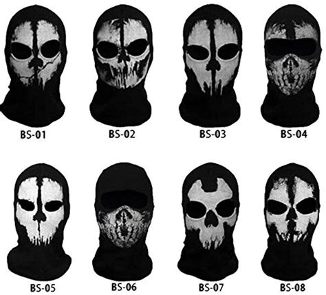 Amazon.com: COD Call of Duty Ghost Recon Full SKI FACE MASK Balaclava Snowboard Costume New (BS ...