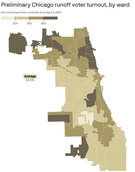 Chicago wards that saw the highest voter turnout in the April runoff ...