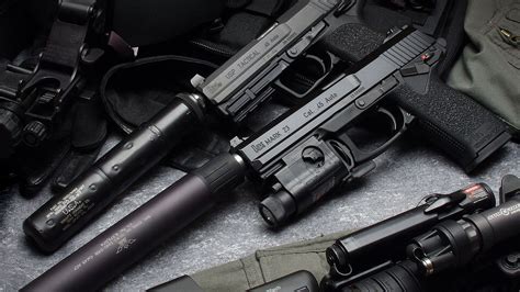 Heckler & Koch Pistol 4k Ultra HD Wallpaper | Hintergrund | 3840x2160 ...