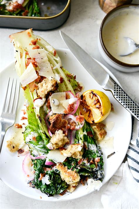 Grilled Romaine Salad - Simply Scratch