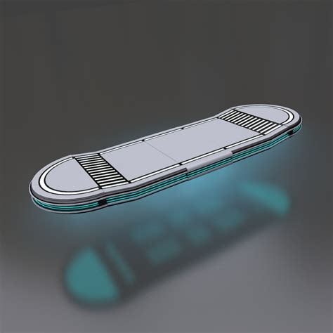 Futuristic hoverboard 3D model - TurboSquid 1319082