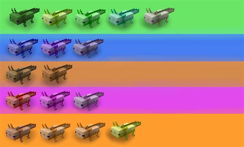 More Axolotl Colors Screenshots - Resource Packs - Minecraft