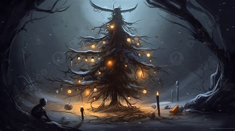 Top 57+ spooky christmas wallpaper - in.cdgdbentre