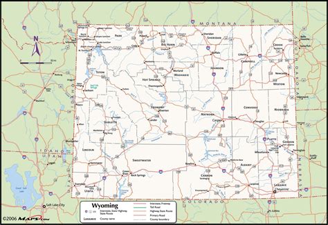 Wyoming County Map