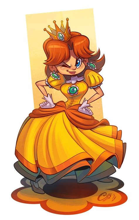 Princess Daisy by Curly-Artist | Super mario art, Princess daisy, Daisy art