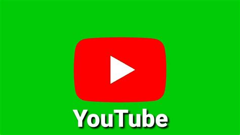 Tải file nguồn Youtube logo green background trong suốt và không nền