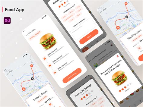 Food App Order Tracking designs, themes, templates and downloadable graphic elements on Dribbble