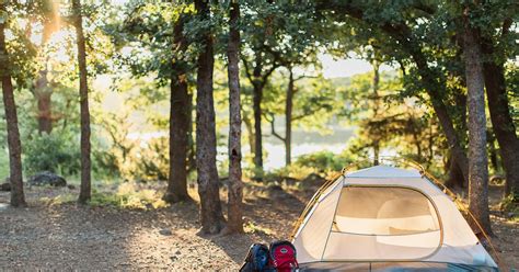 Camp at Doris Campground in the Wichita Mountains, Doris Campground