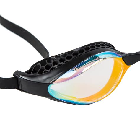 Swimming Goggles Arena Airspeed - Mirrored Yellow Black.