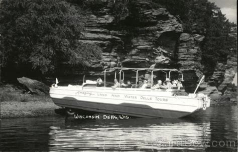 Duck Boat Tours Wisconsin Dells, WI Postcard