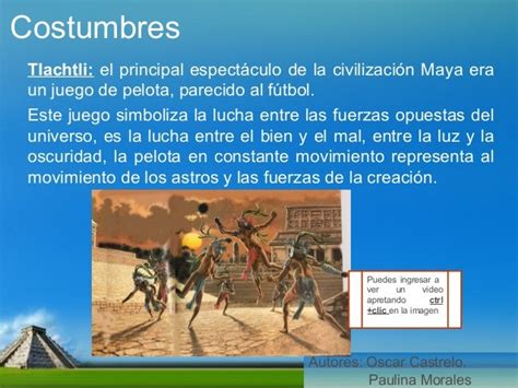 05 civilización maya costumbres clase n°6