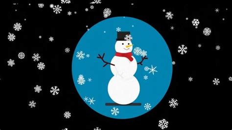 Snow Background Animation Concept Animated Snowfall Stock Footage Video ...