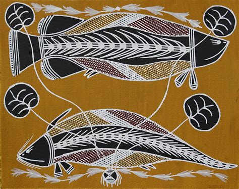 Aboriginal Art Fish - Japingka Aboriginal Art Gallery