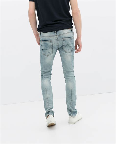 Zara Skinny Jeans in Blue for Men | Lyst