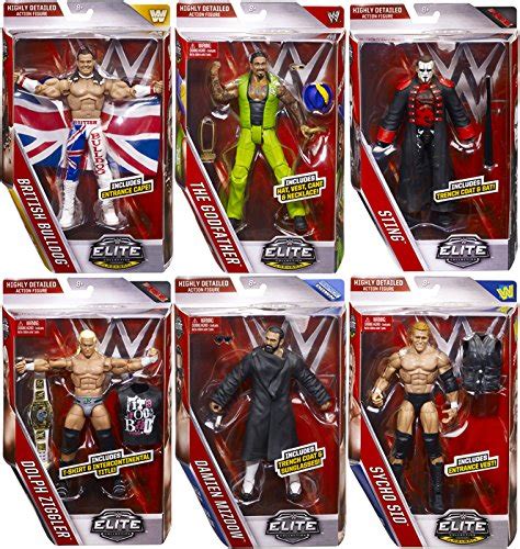 WWE Elite Collection Series 39 - Complete Set of 6 Mattel Toy Wrestling ...