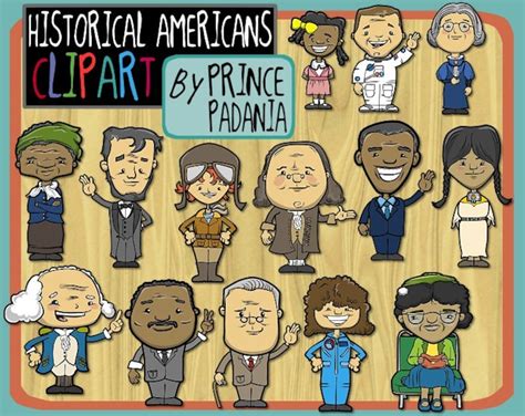 Historical Americans / American History Clip Art - Etsy