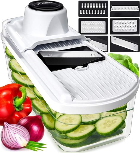 Amazon.com: Mandoline Slicer Vegetable Slicer Mandoline - Potato Slicer ...