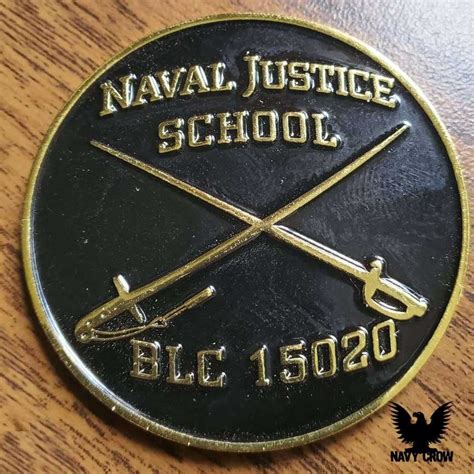 Naval Justice School Navy Custom Challenge Coin