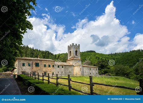 Old Medieval Abbey Badia a Coltibuono Near Gaiole in Chianti, Italy Stock Photo - Image of ...