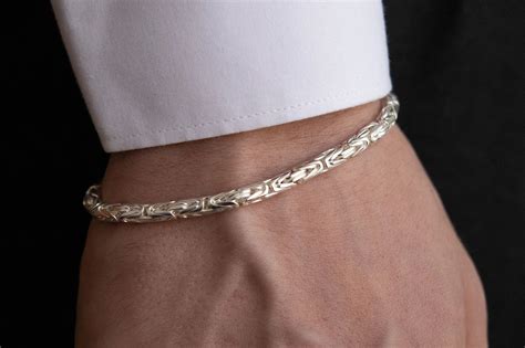 Roman Silver Bracelet For Men – The Silver Essence