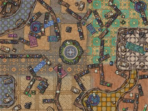 Candlekeep crossroads (library battlemap) : r/battlemaps