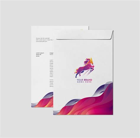 Free A4 Envelope Mockup PSD Template - Mockupden