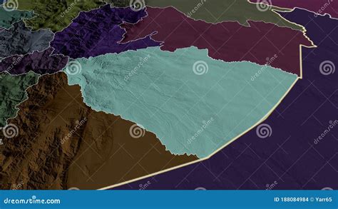 Pastaza, Ecuador - Highlighted. Administrative Stock Illustration - Illustration of subregion ...