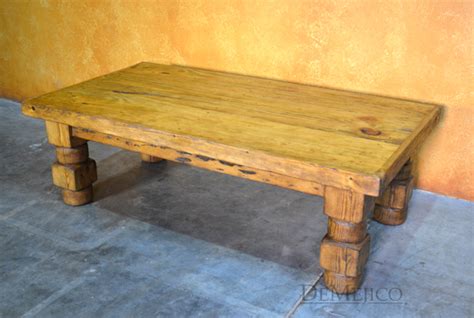 Old Wood Torno Old World Coffee Table - Demejico