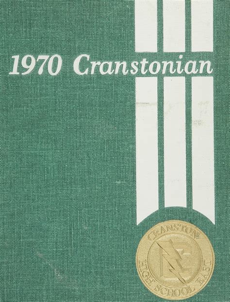 1970 yearbook from Cranston High School East from Cranston, Rhode Island