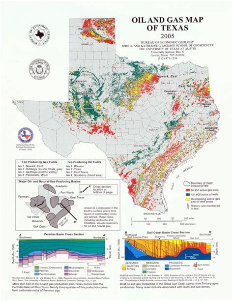 Texas Railroad Commission Districts, And Oil And Gas Map Of Texas ...