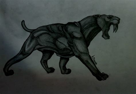 Sabertooth drawing by BlazeNikolai on deviantART