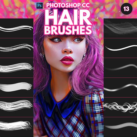 ArtStation - Hair Brushes for Photoshop | Brushes