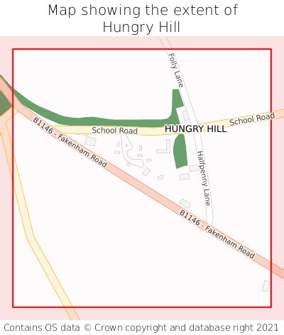 Where is Hungry Hill? Hungry Hill on a map