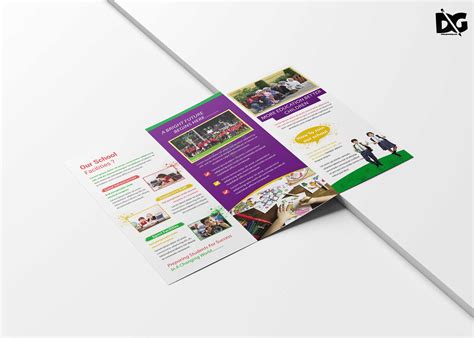 Free Download School Tri-Fold Brochure Template