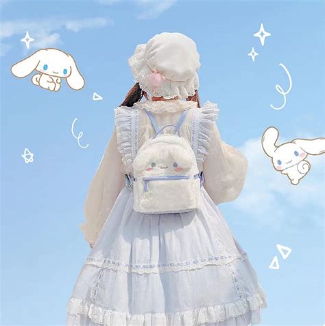 My Melody Cinnamoroll Inspired Small Plush Backpack Book Bag – PeachyBaby