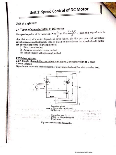 Chapter Overview - Speed Control of DC Motor | PDF