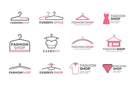 Fashion Store Logo Collection 1407956 Vector Art at Vecteezy