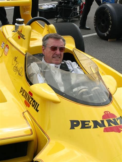 Johnny Rutherford getting ready to drive his 1980 winning Pennzoil ...