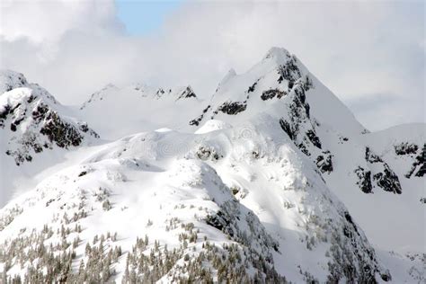 Winter mountain view stock image. Image of lake, mountain - 13210109