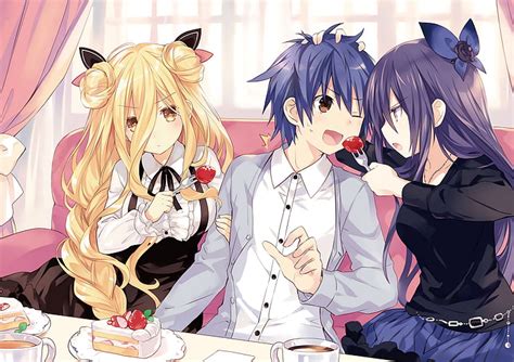 HD wallpaper: Anime, Date A Live, Mukuro Hoshimiya, Shido Itsuka, Tohka Yatogami | Wallpaper Flare